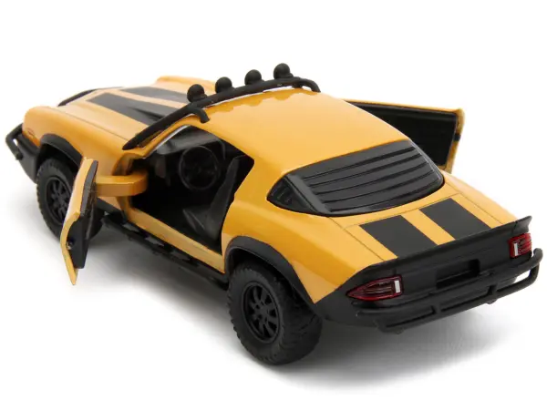1977 Chevrolet Camaro Off-Road Version Yellow Metallic with Black Stripes "Transformers: Rise of the Beasts" (2023) Movie "Hollywood Rides" Series 1/32 Diecast Model Car by Jada #4