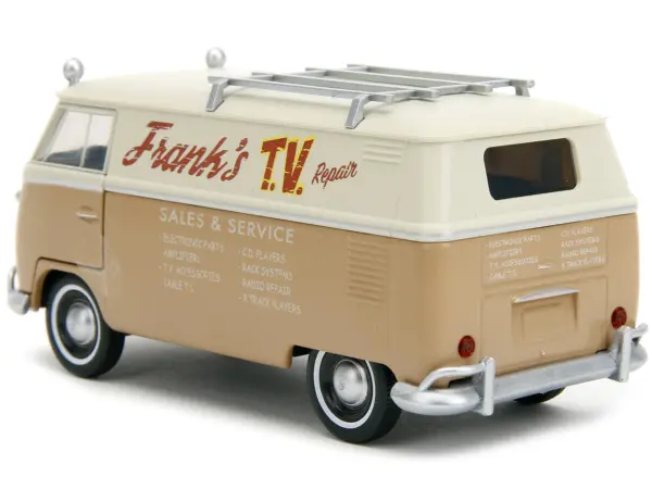 Volkswagen Bus "WheelJack" Tan and Beige "Frank's TV Repair" "Transformers: Rise of the Beasts" (2023) Movie "Hollywood Rides" Series 1/32 Diecast Model Car by Jada #5
