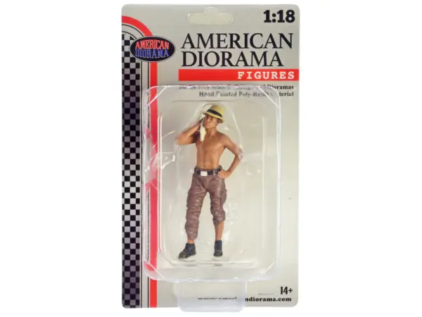 "4X4 Mechanic" Figure 1 for 1/18 Scale Models by American Diorama #4