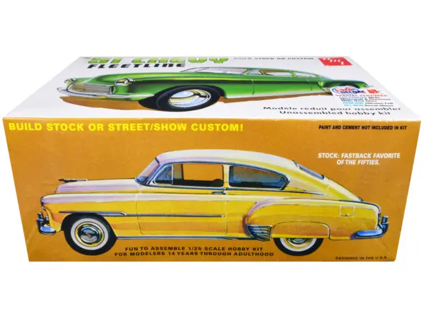 Skill 2 Model Kit 1951 Chevrolet Fleetline 2-in-1 Kit 1/25 Scale Model by AMT #3