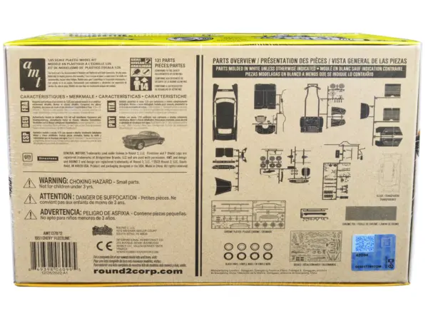 Skill 2 Model Kit 1951 Chevrolet Fleetline 2-in-1 Kit 1/25 Scale Model by AMT #4