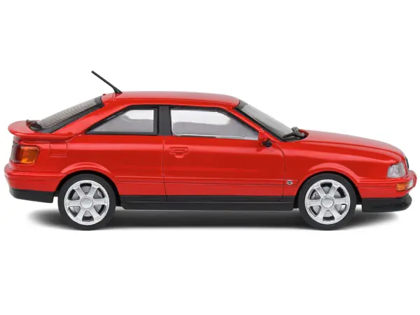 1992 Audi Coupe S2 Lazer Red 1/43 Diecast Model Car by Solido #2