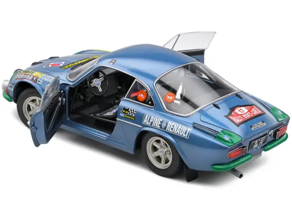 Alpine A110 1600S #17 Bernard Darniche - Alain Mahe "Rallye de Monte-Carlo" (1972) "Competition" Series 1/18 Diecast Model Car by Solido #4