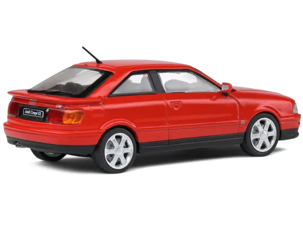 1992 Audi Coupe S2 Lazer Red 1/43 Diecast Model Car by Solido #3