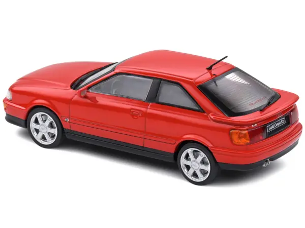 1992 Audi Coupe S2 Lazer Red 1/43 Diecast Model Car by Solido #5