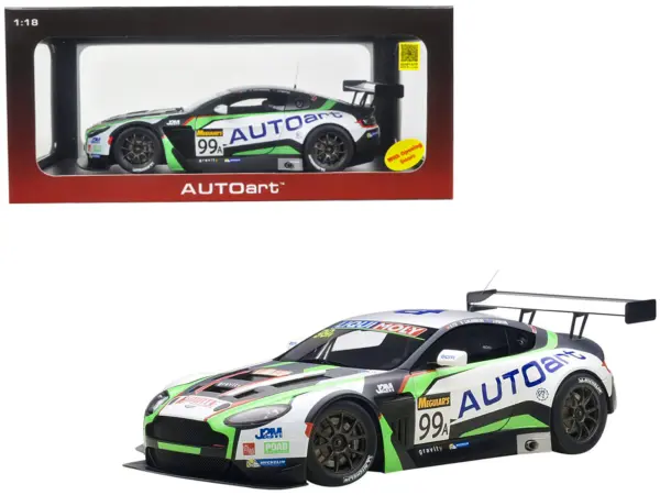 Aston Martin V12 Vantage Bathurst 12hour Endurance Race 2015 #99 JM. Merlin / J. Venter / F. Yu 1/18 Model Car  by Autoart #1