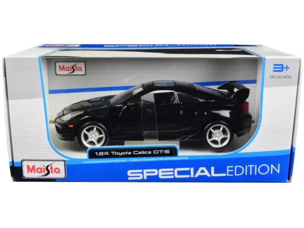 Toyota Celica GT-S Black "Special Edition" Series 1/24 Diecast Model Car by Maisto #3