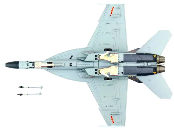 Boeing F/A-18E Super Hornet Fighter Aircraft "VFC-12 US NAVY NAS Oceana" (June 2021) "Air Power Series" 1/72 Diecast Model by Hobby Master #5