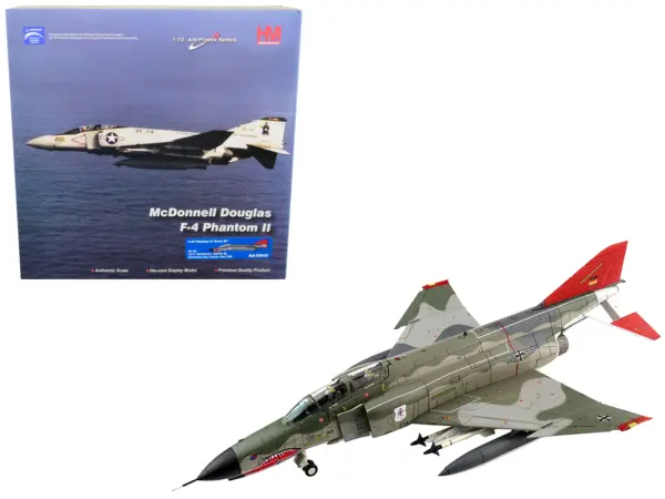 McDonnell Douglas F-4F Phantom II "Norm 81" Fighter Aircraft "JG 71 "Richthofen" GAFTIC 86 CFB Goose Bay Canada" (May 1986) "Air Power Series" 1/72 Diecast Model by Hobby Master #1
