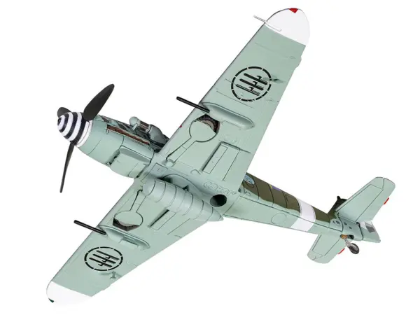 Messerschmitt Me109G-6 (Trop) Fighter Aircraft "Maggiore Antonio Vizzotto 150 Gruppo Gigi Tre Osei Regia Aeronautica Sicily" (July 1943) "The Aviation Archive" Series 1/72 Diecast Model by Corgi #3