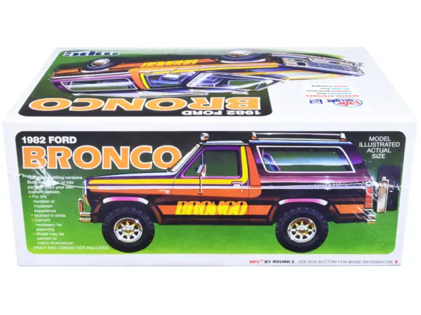 Skill 2 Model Kit 1982 Ford Bronco 1/25 Scale Model by MPC #2