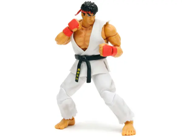 Ryu 6" Moveable Figure with Accessories and Alternate Head and Hands "Ultra Street Fighter II: The Final Challengers" (2017) Video Game model by Jada #3