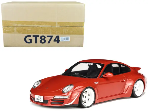 2021 Porsche 911 RWB "AKA Phila" Red 1/18 Model Car by GT Spirit #1