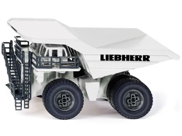 Liebherr T 264 Mining Truck White 1/87 (HO) Diecast Model by Siku #2