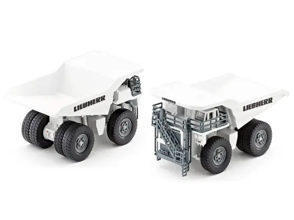 Liebherr T 264 Mining Truck White 1/87 (HO) Diecast Model by Siku #4