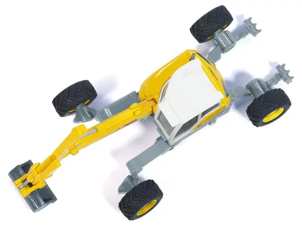 Menzi Muck M545 Walking Excavator Yellow with White Top 1/50 Diecast Model by Siku #2