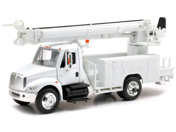 International 4200 Digger Service Truck White "Long Haul Trucker" Series 1/43 Diecast Model by New Ray #2