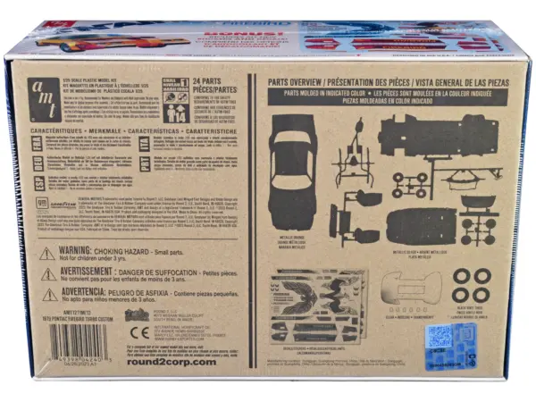 Skill 1 Snap Model Kit 1979 Pontiac Firebird "Turbo Custom" 1/25 Scale Model by AMT #4