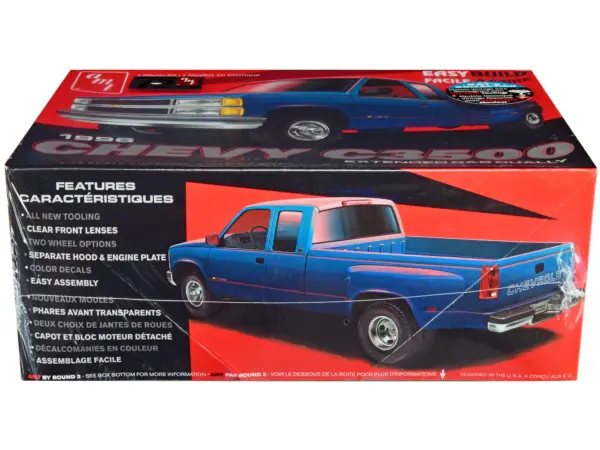 Skill 2 Model Kit 1996 Chevrolet C3500 Extended Cab Dually Pickup Truck "Easy Build" 1/25 Scale Model by AMT #2