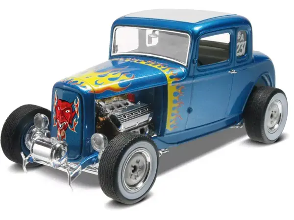 Level 5 Model Kit 1932 Ford 5-Window Coupe 2-in-1 Kit 1/25 Scale Model by Revell #5