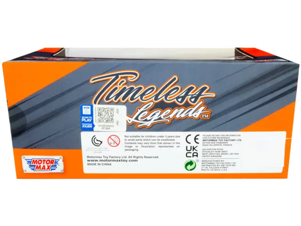 1969 Ford F-100 Pickup Truck Brown Metallic and Cream "Timeless Legends" 1/24 Diecast Model Car by Motormax #2