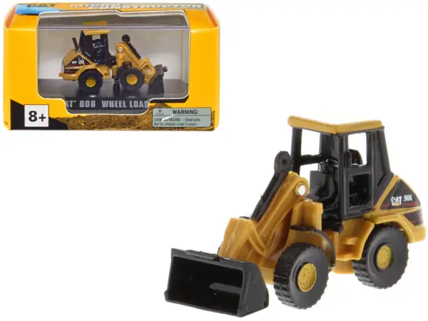 CAT Caterpillar 906 Wheel Loader Yellow "Micro-Constructor" Series Diecast Model by Diecast Masters #1