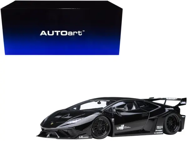 Lamborghini Huracan GT "LB-Silhouette Works" Black 1/18 Model Car by Autoart #1
