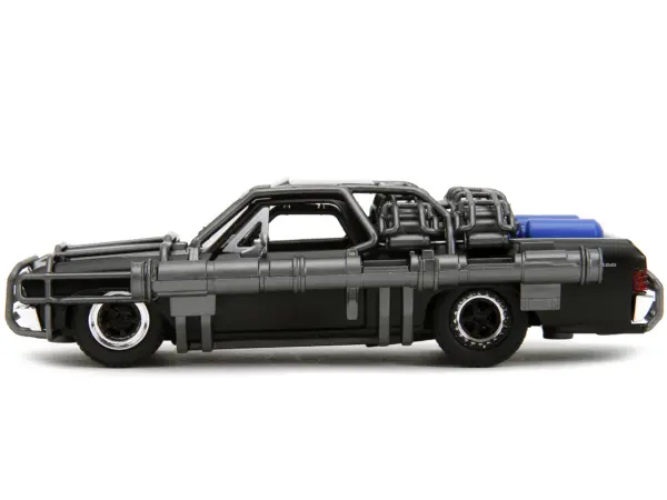 1967 Chevrolet El Camino with Cannons Matt Black "Fast X" (2023) Movie "Fast & Furious" Series 1/32 Diecast Model Car by Jada #2