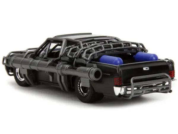 1967 Chevrolet El Camino with Cannons Matt Black "Fast X" (2023) Movie "Fast & Furious" Series 1/32 Diecast Model Car by Jada #3