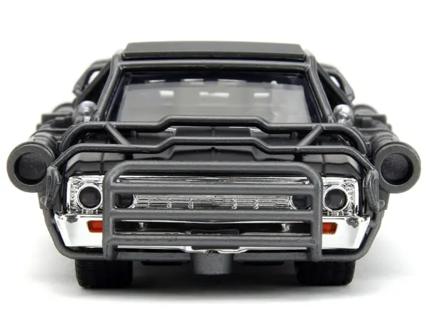 1967 Chevrolet El Camino with Cannons Matt Black "Fast X" (2023) Movie "Fast & Furious" Series 1/32 Diecast Model Car by Jada #5