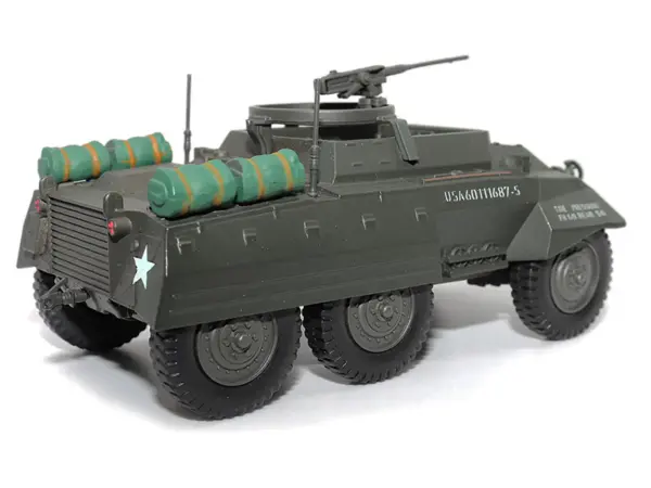Ford M20 Armored Utility Car Olive Drab "United States Army" 1/43 Diecast Model by Militaria Die Cast #2