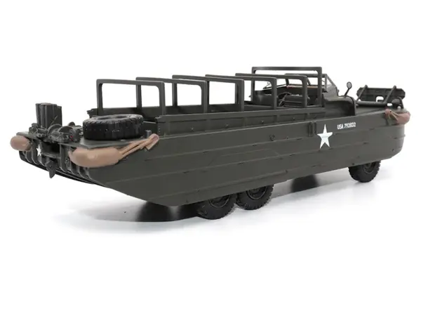GMC DUKW Amphibious Vehicle Olive Drab "United States Army" 1/43 Diecast Model by Militaria Die Cast #3
