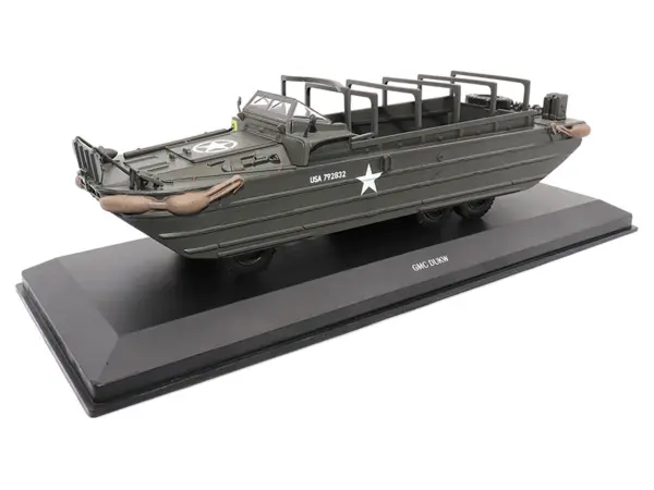 GMC DUKW Amphibious Vehicle Olive Drab "United States Army" 1/43 Diecast Model by Militaria Die Cast #4