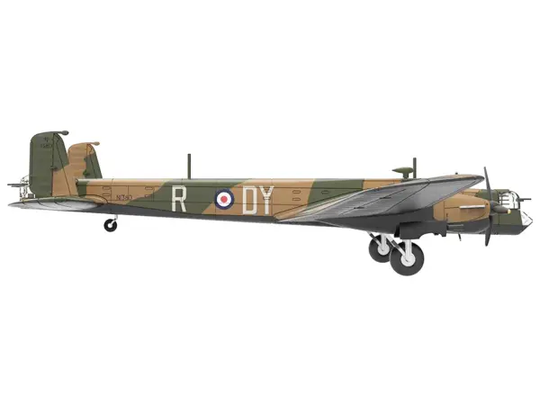 Armstrong Whitworth Whitley Mk.V Bomber Aircraft "No. 102 Squadron RAF Driffield" Royal Air Force (1940) "Planes of World War II" Series 1/144 Diecast Model Airplane by Luppa #2