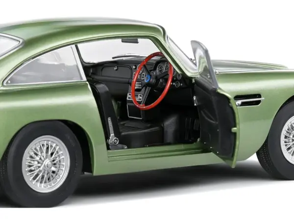 1964 Aston Martin DB5 RHD (Right Hand Drive) Porcelain Green Metallic 1/18 Diecast Model Car by Solido #3