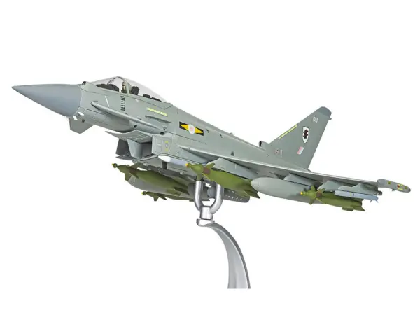Eurofighter Typhoon FGR.4 Fighter Aircraft "RAF No.11 Squadron Operation Ellamy Gioia del Colle Air Base Italy" (2011) Royal Air Force "The Aviation Archive" Series 1/48 Diecast Model by Corgi #2