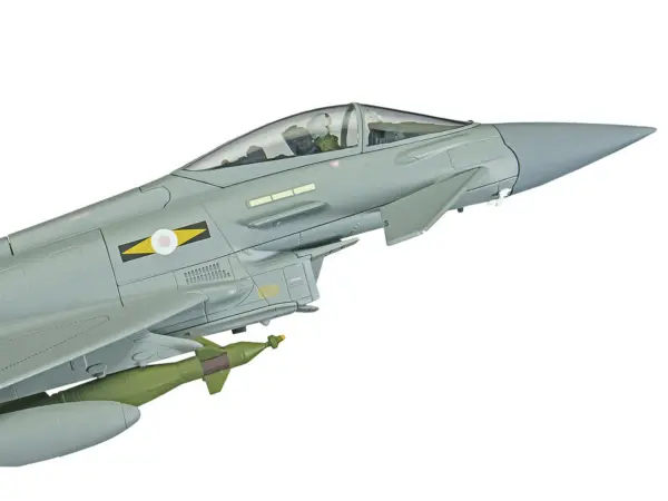 Eurofighter Typhoon FGR.4 Fighter Aircraft "RAF No.11 Squadron Operation Ellamy Gioia del Colle Air Base Italy" (2011) Royal Air Force "The Aviation Archive" Series 1/48 Diecast Model by Corgi #3