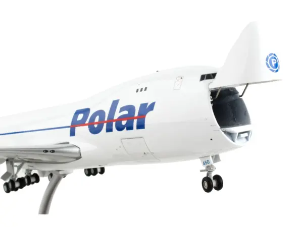 Boeing 747-400F Commercial Aircraft "Polar Air Cargo" White with Blue Tail "Gemini 200 - Interactive" Series 1/200 Diecast Model Airplane by GeminiJets #3