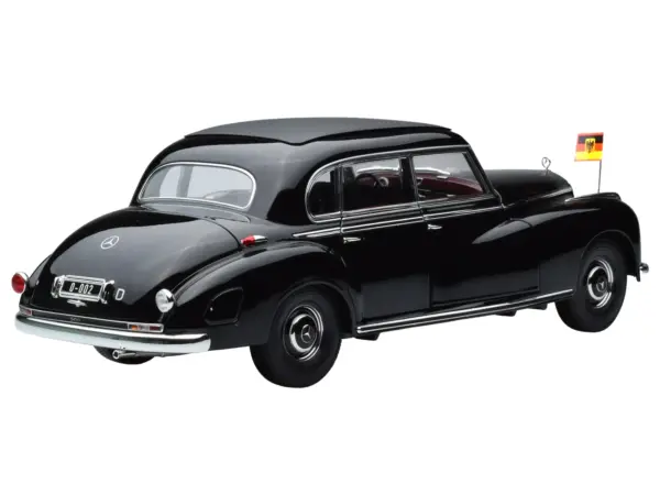 1955 Mercedes-Benz 300 Black "German Chancellor Konrad Adenauer" 1/18 Diecast Model Car by Norev #5