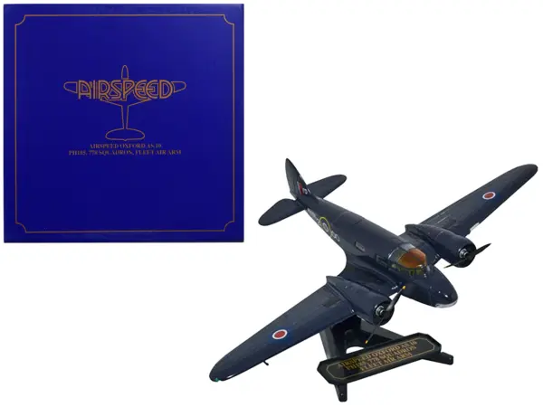Airspeed AS.10 Oxford Aircraft "PH185 778 Squadron Fleet Air Arm" Royal Air Force "Oxford Aviation" Series 1/72 Diecast Model Airplane by Oxford Diecast #1