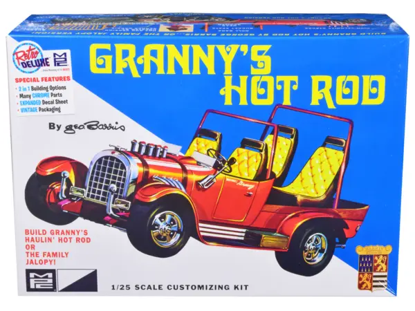 Skill 2 Model Kit Granny's Hot Rod By George Barris 2-in-1 Kit 1/25 Scale Model by MPC #1