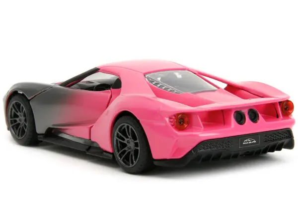 2017 Ford GT Gray Metallic and Pink Gradient "Pink Slips" Series 1/32 Diecast Model Car by Jada #5