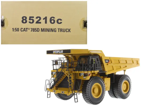 CAT Caterpillar 785D Mining Truck Yellow with Operator "Core Classics" Series 1/50 Diecast Model by Diecast Masters #1