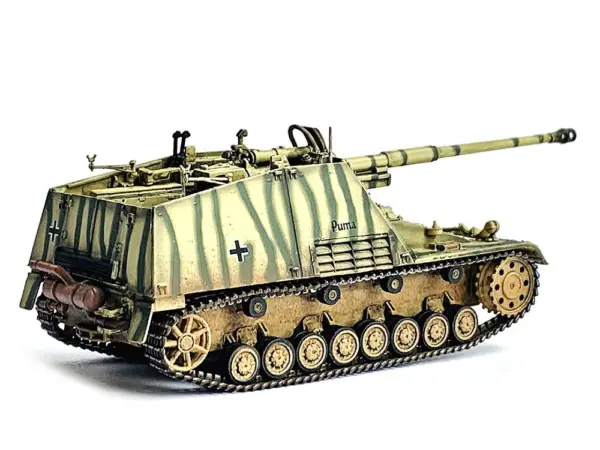 German Sd.Kfz.164 Hornisse "Nashorn" Armored Vehicle "Puma German Army" "NEO Dragon Armor" Series 1/72 Plastic Model by Dragon Models #2