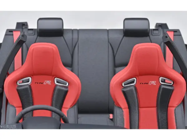 2021 Honda Civic Type R (FK8) RHD (Right Hand Drive) Polished Metal Gray Metallic 1/18 Model Car by Autoart #4