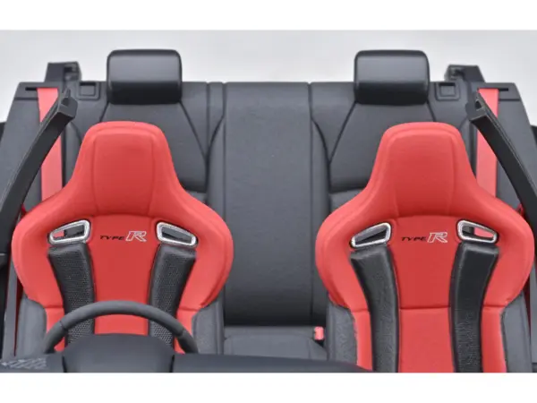 2021 Honda Civic Type R (FK8) RHD (Right Hand Drive) Crystal Black Pearl 1/18 Model Car by Autoart #4