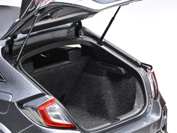 2021 Honda Civic Type R (FK8) RHD (Right Hand Drive) Polished Metal Gray Metallic 1/18 Model Car by Autoart #5