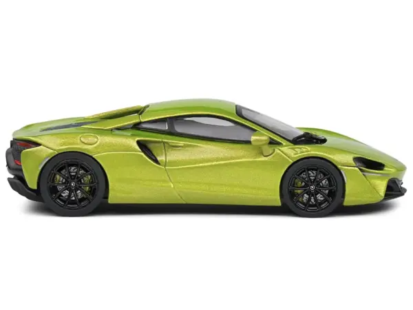 McLaren Artura Hybrid Supercar Light Green Metallic 1/43 Diecast Model Car by Solido #2