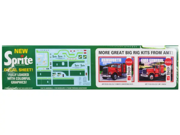 Skill 3 Model Kit International Transtar 4300 Eagle Truck Tractor "Sprite" 1/25 Scale Model by AMT #3