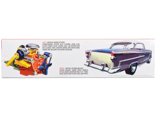 Skill 3 Model Kit 1955 Chevrolet Bel Air Hardtop 1/16 Scale Model by AMT #2